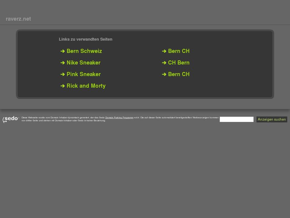 raverz.net shopify website screenshot