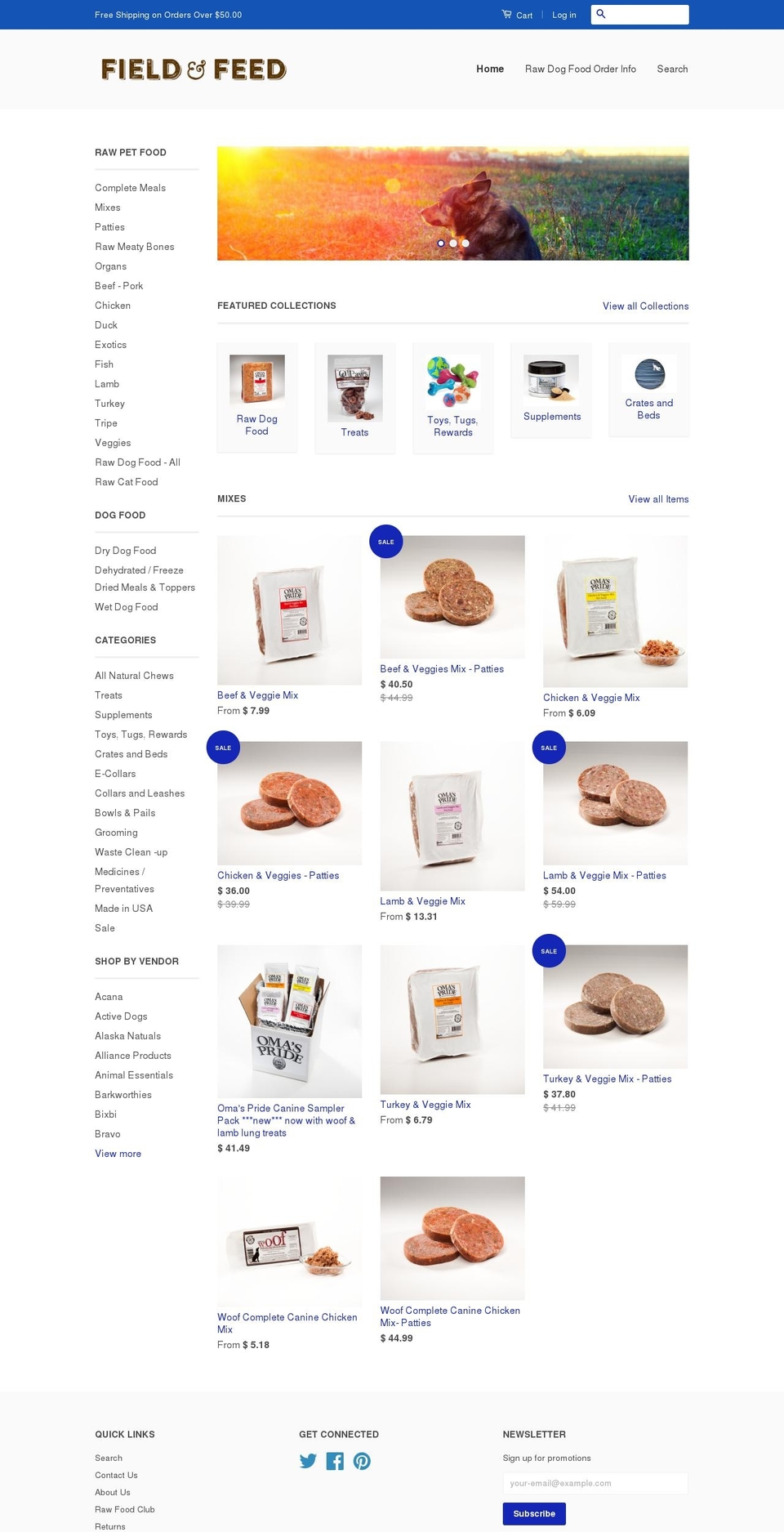 rawdogcoop.com shopify website screenshot