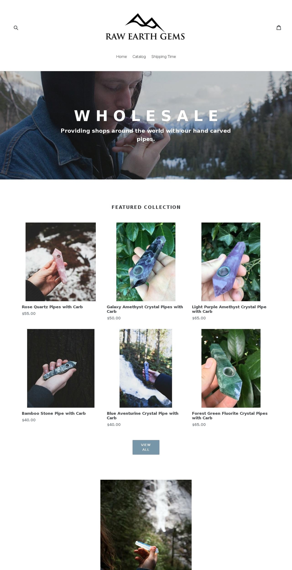 rawearthgemswholesale.com — Shopify storefront screenshot