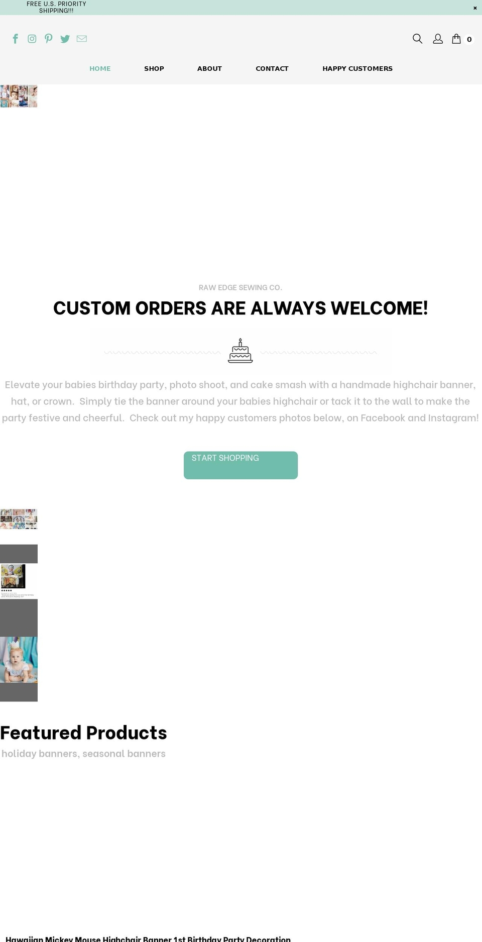 c Shopify theme site example rawedgesewingco.com