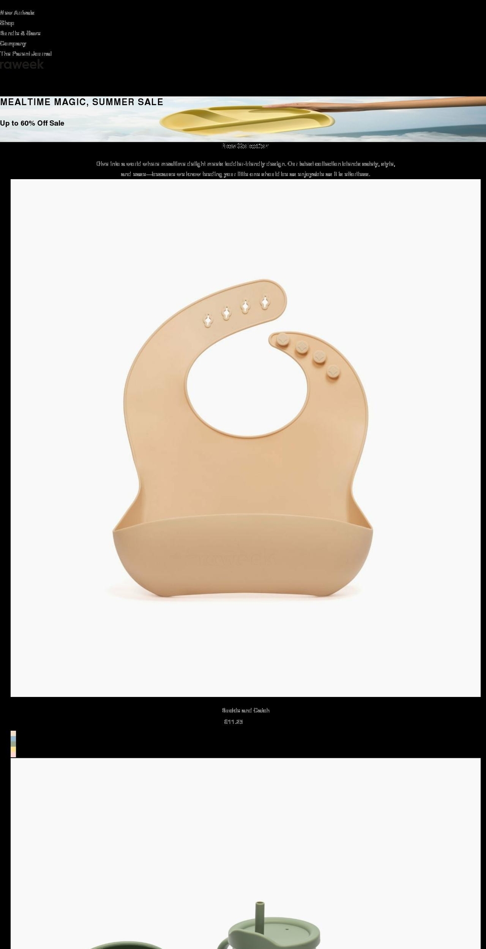 raweek.com shopify website screenshot