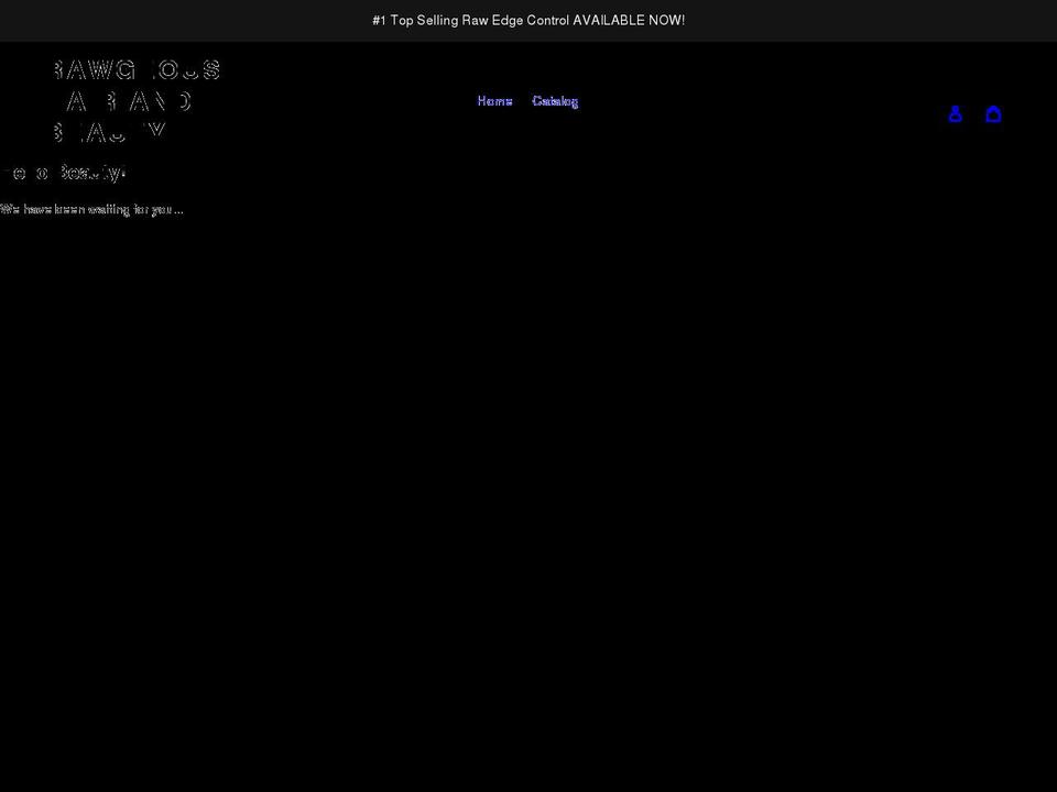 rawgeoushairandbeauty.com shopify website screenshot