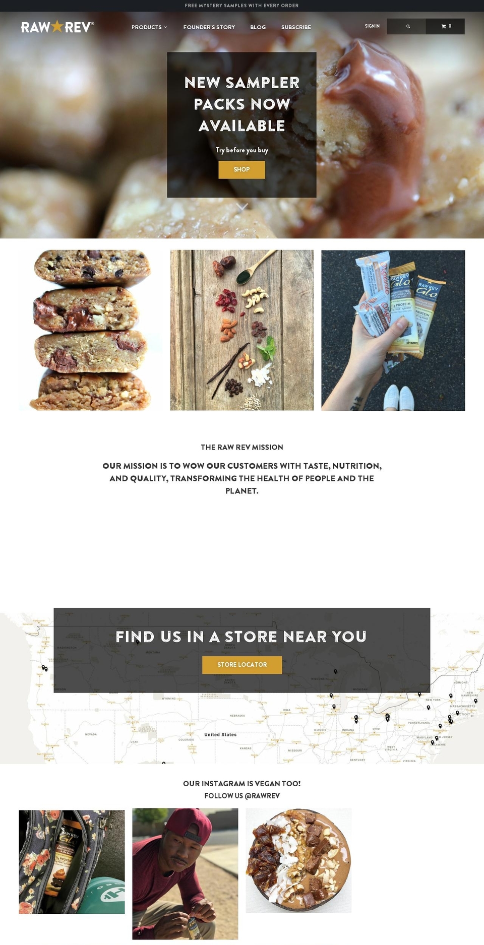 rawindulgence.com shopify website screenshot