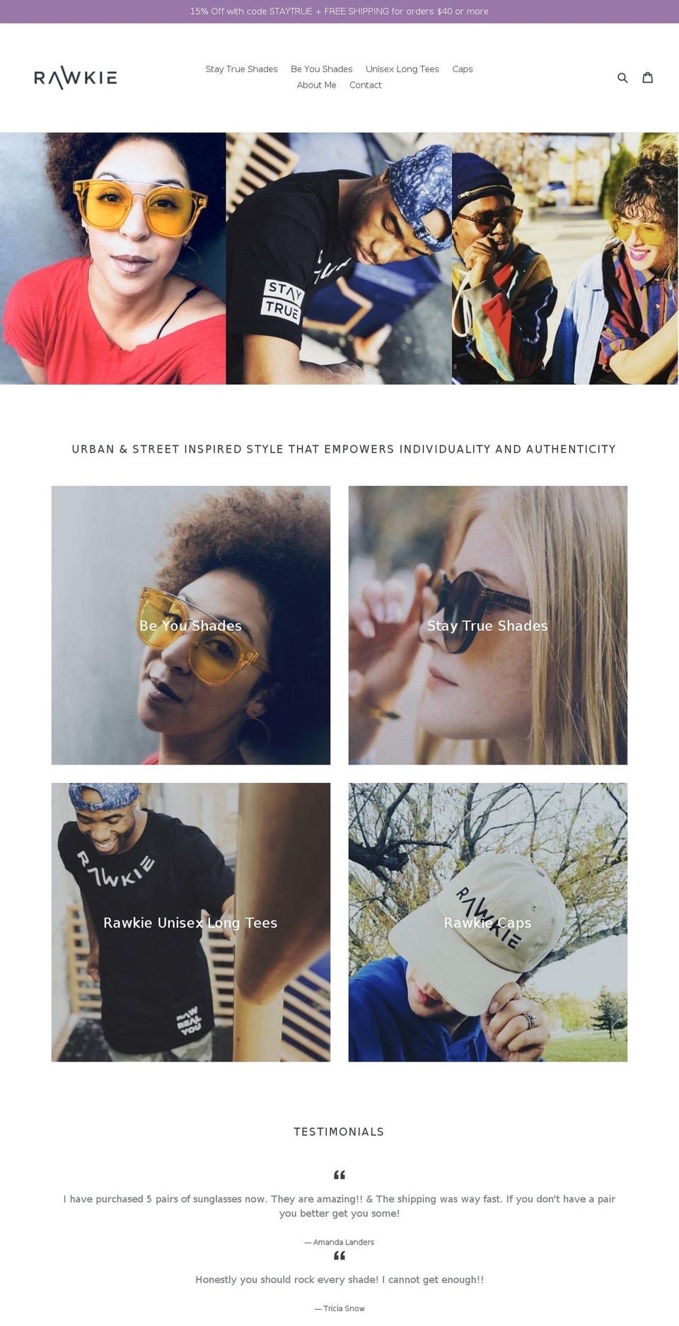 rawkie.com — Shopify storefront screenshot
