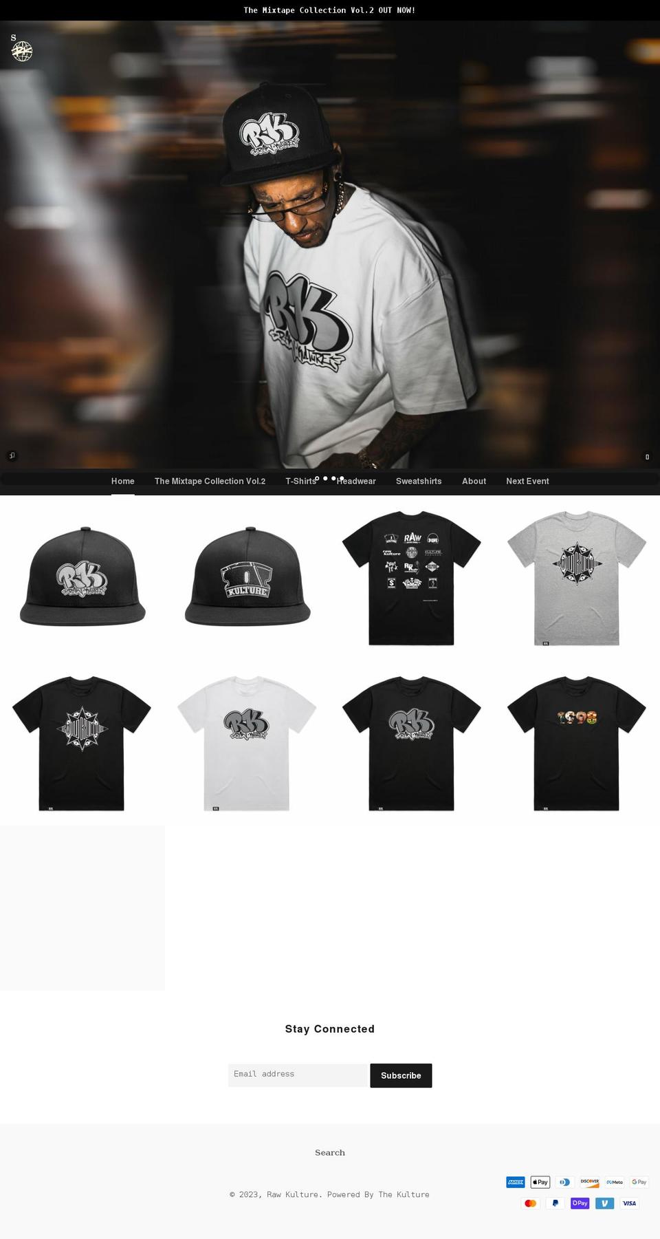 rawkulture.com shopify website screenshot