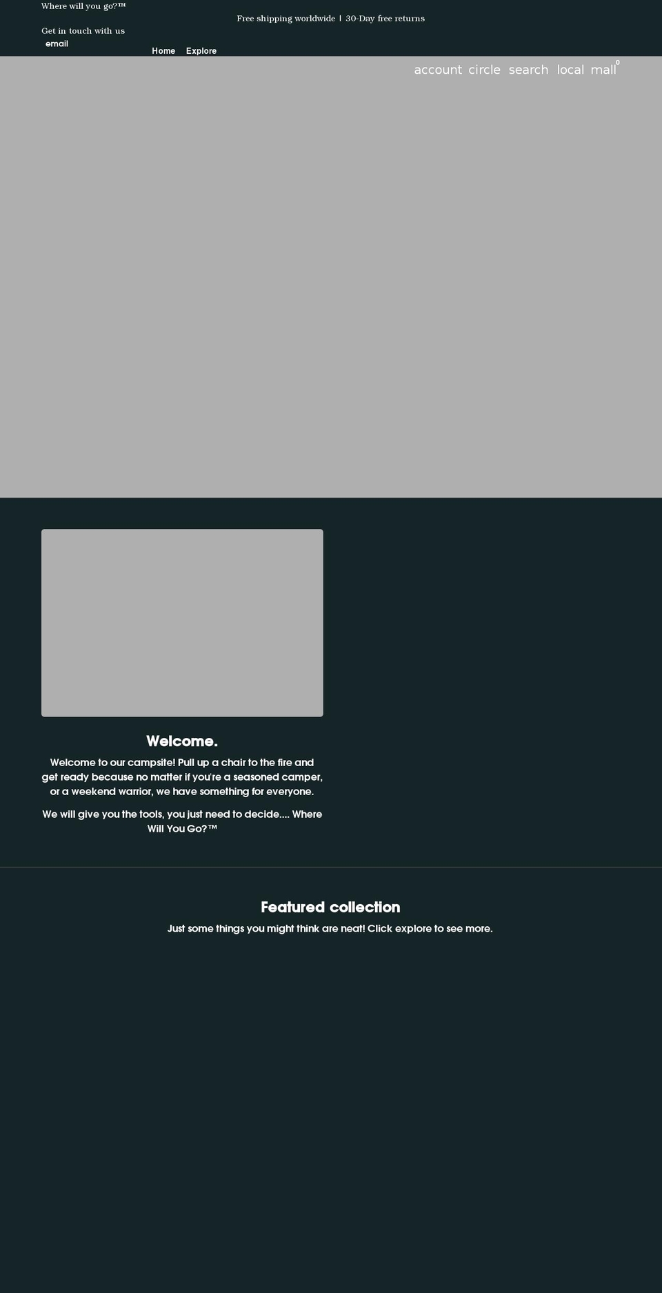 rawoutfitters.com shopify website screenshot