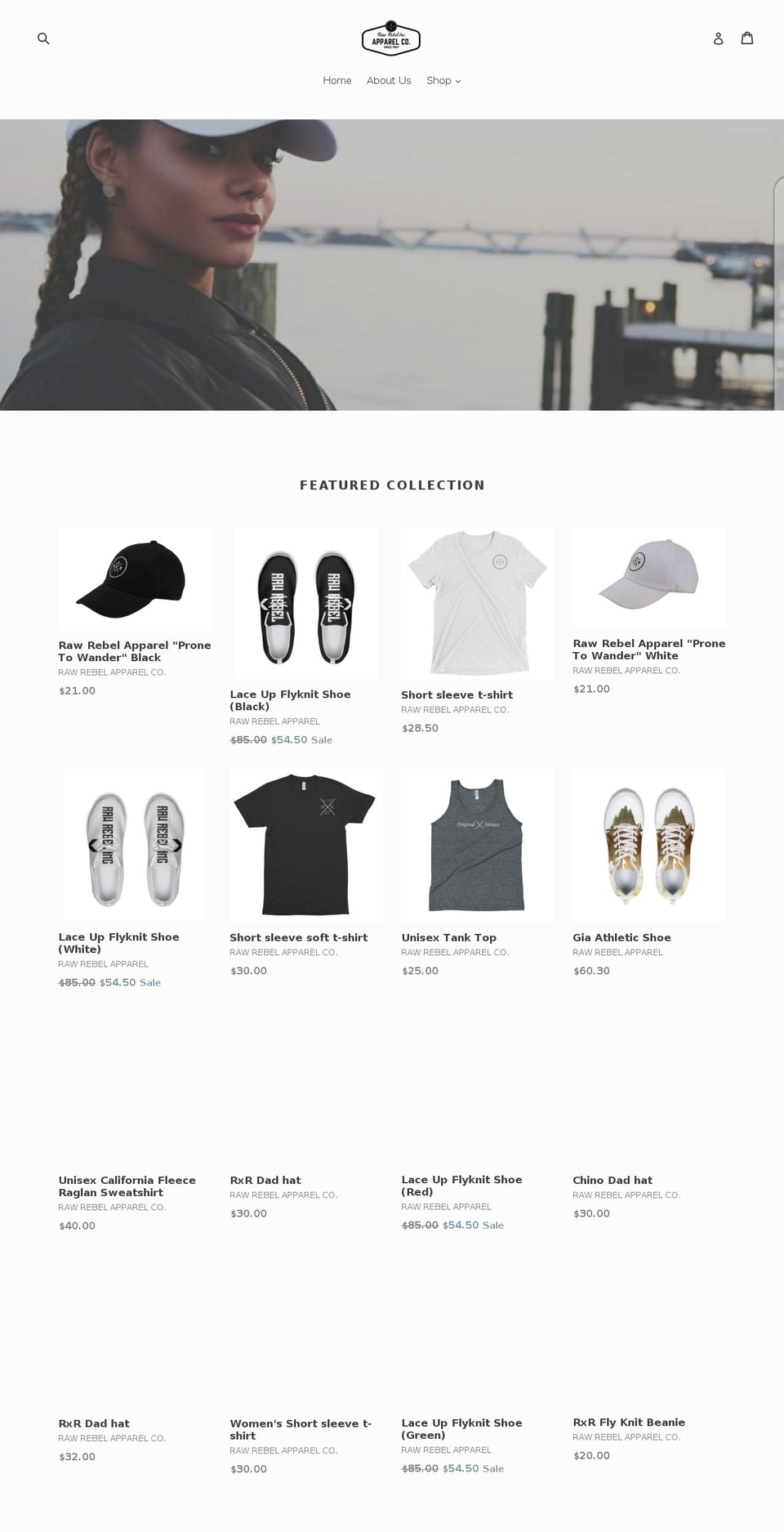 rawrebelinc.com — Shopify storefront screenshot