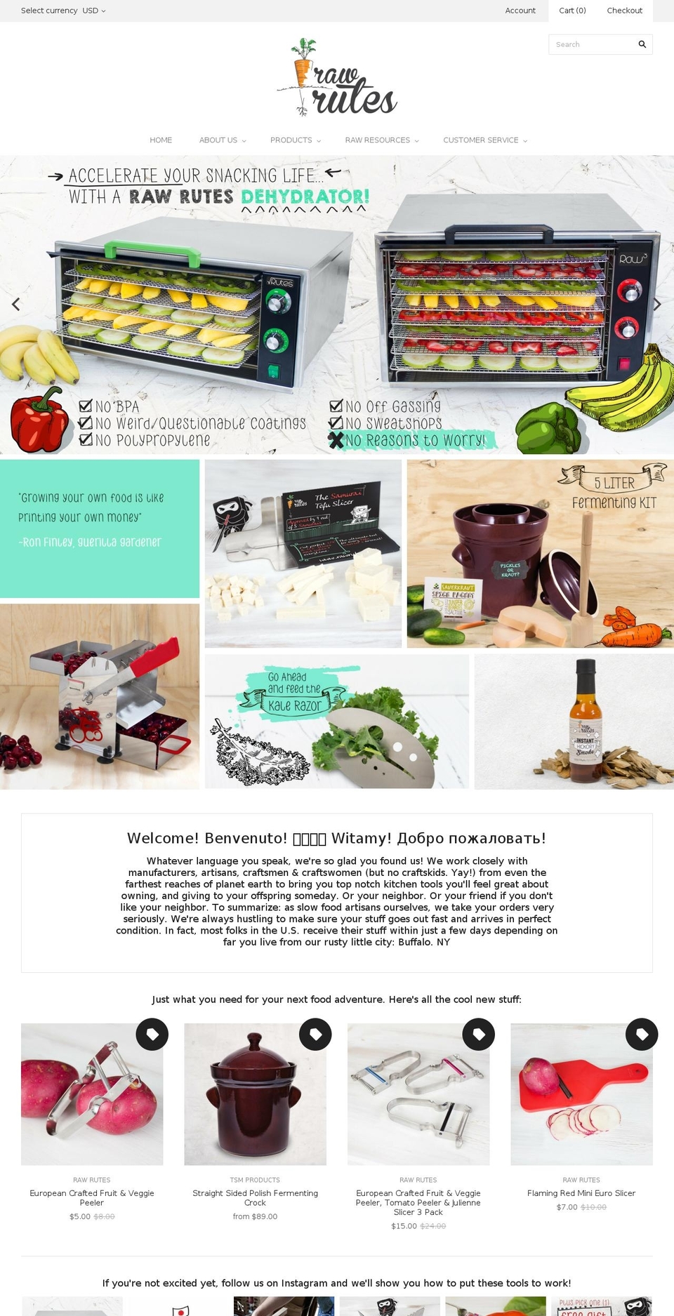 rawroutes.com shopify website screenshot