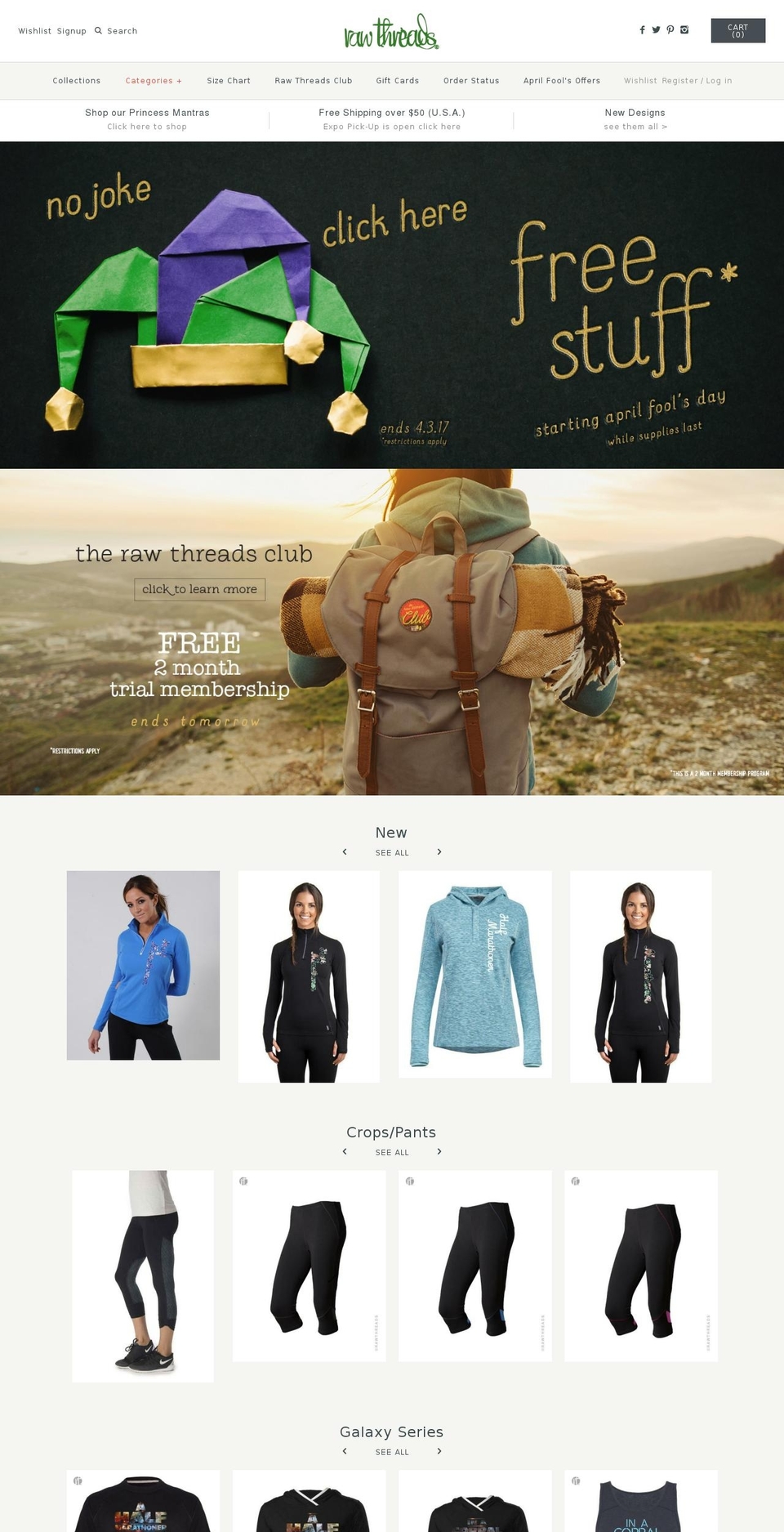 Xclusive Shopify theme site example rawthreads.com