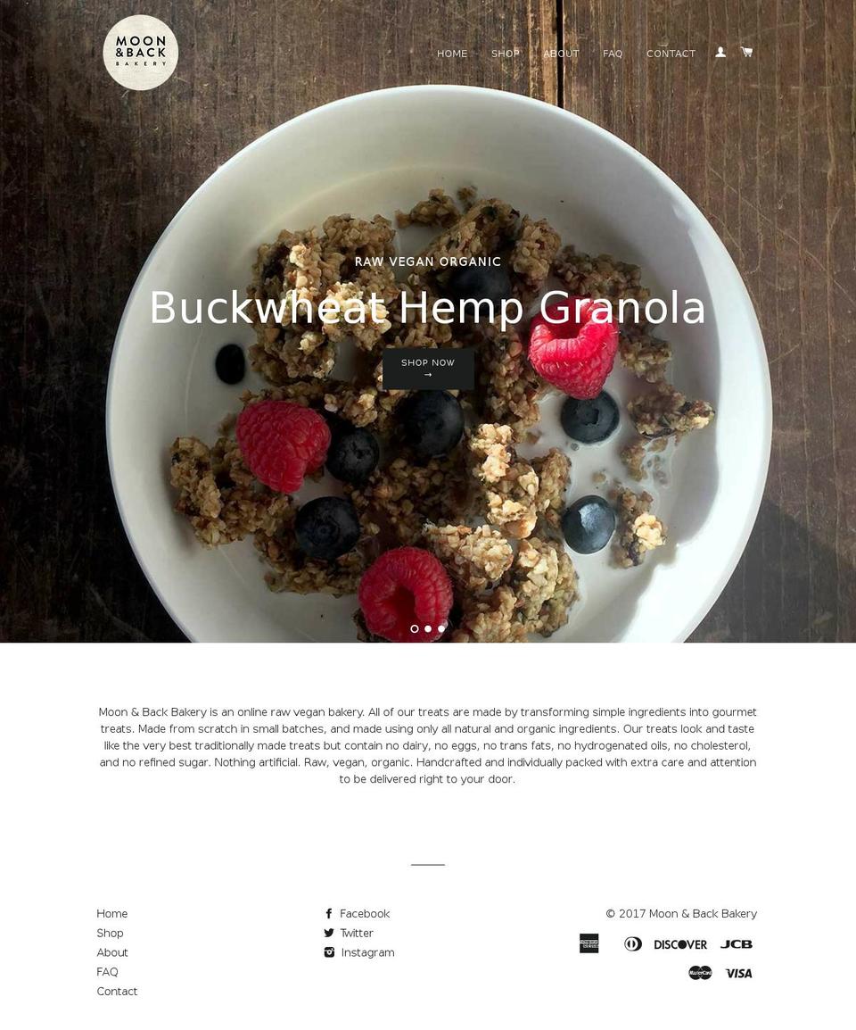 rawveganbrownies.com shopify website screenshot