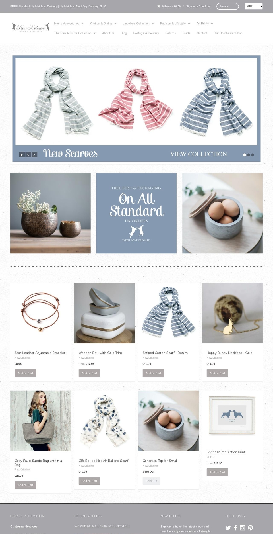 rawxclusive.com shopify website screenshot
