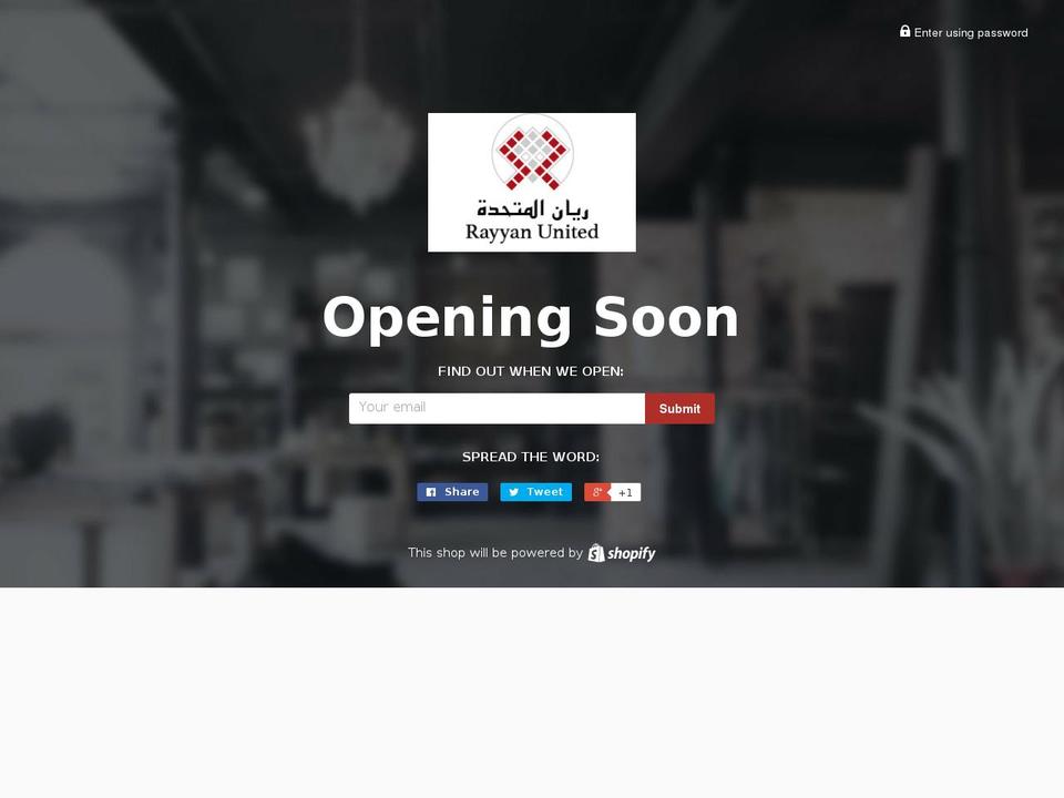 rayan-utd.com — Shopify storefront screenshot