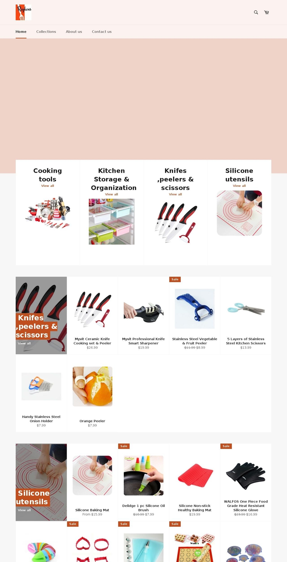 raykens.com — Shopify storefront screenshot
