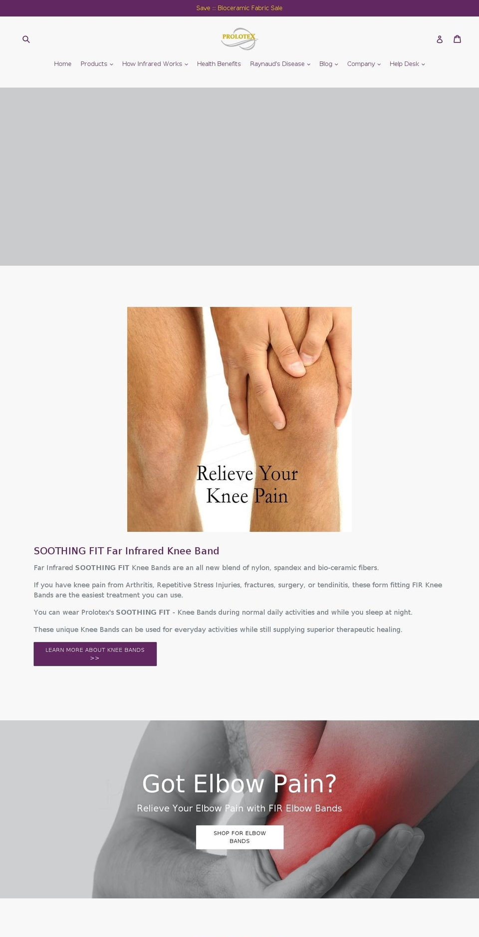raynaudsgloves.org shopify website screenshot