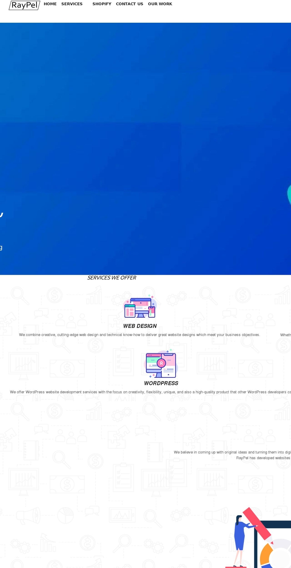 raypel.com shopify website screenshot