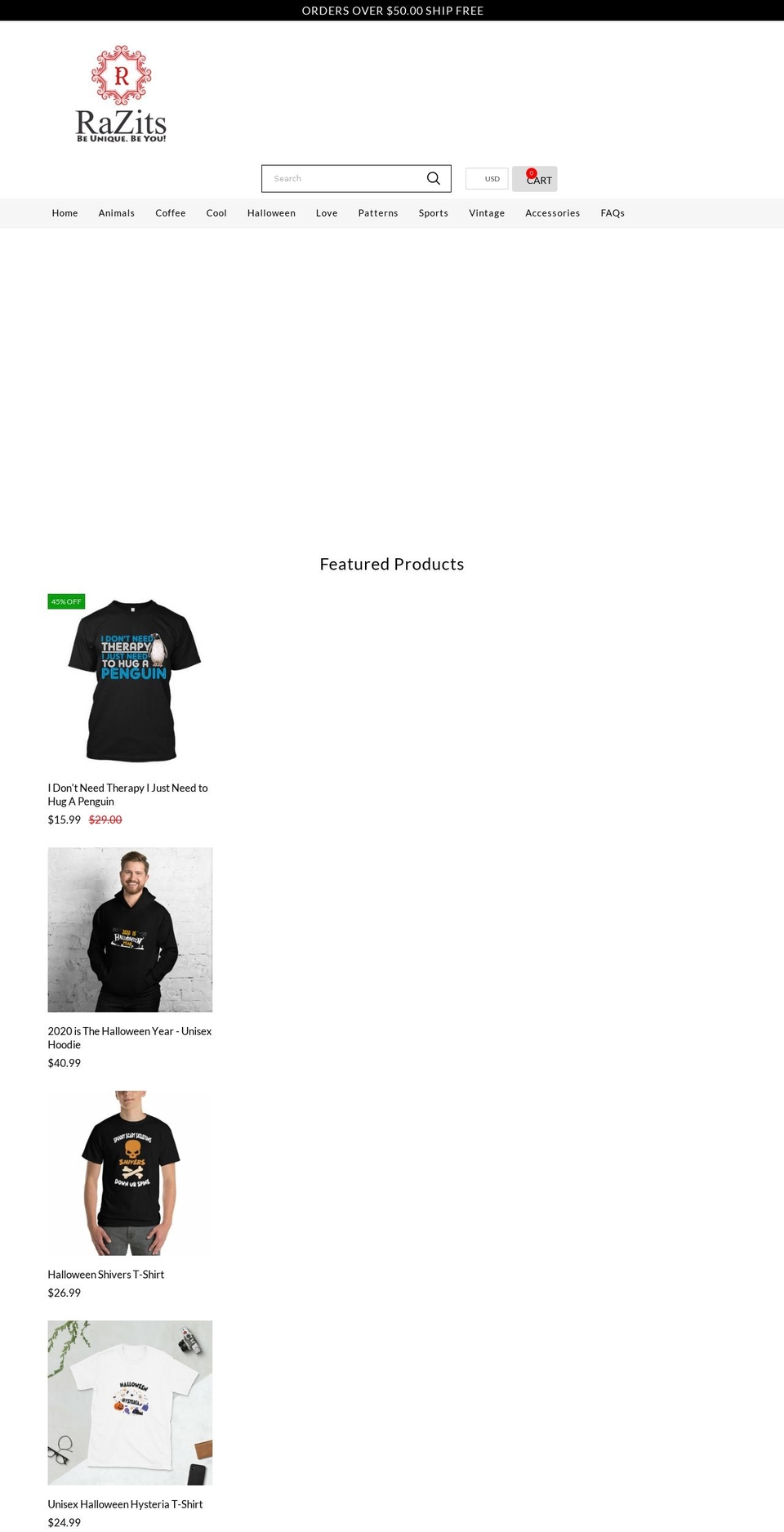 razits.com shopify website screenshot