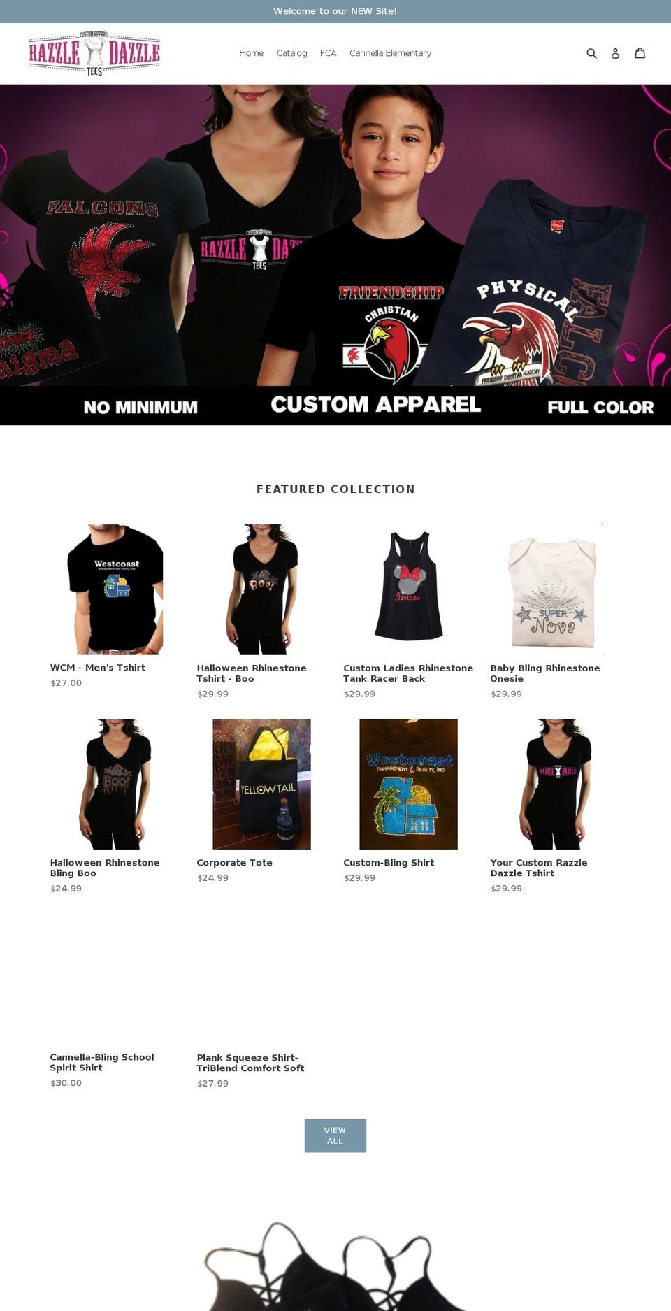 razzledazzletees.com — Shopify storefront screenshot
