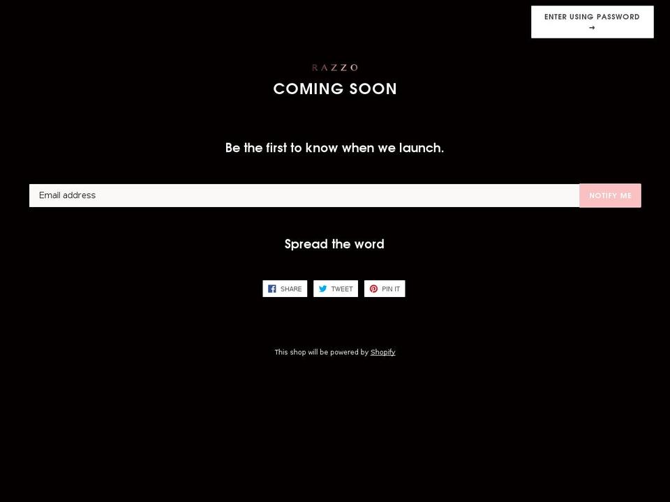 razzohaircare.com — Shopify storefront screenshot
