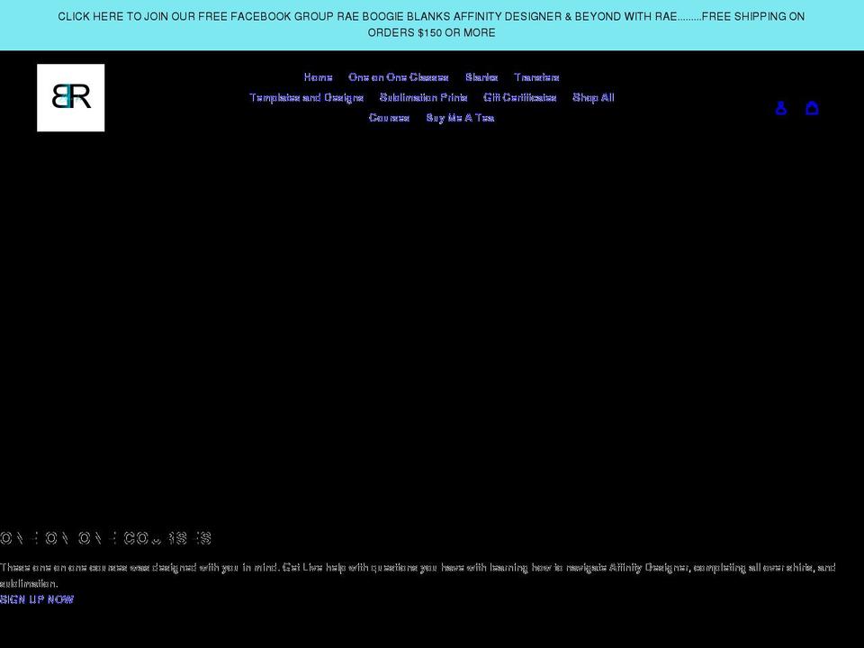 rbblanks.com shopify website screenshot