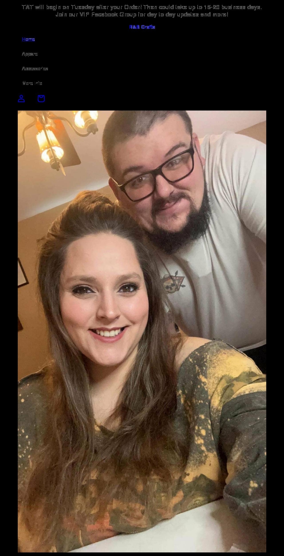 rbcraftsandwoodworking.com shopify website screenshot