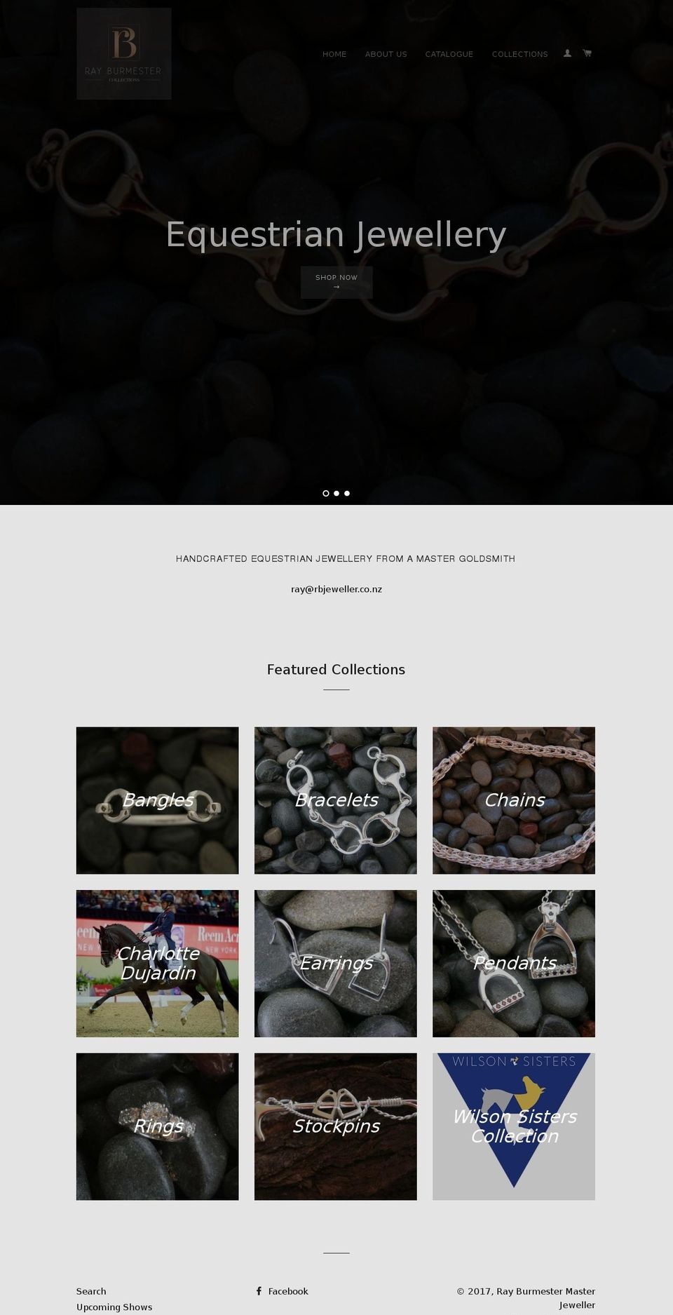 rbjeweller.com shopify website screenshot