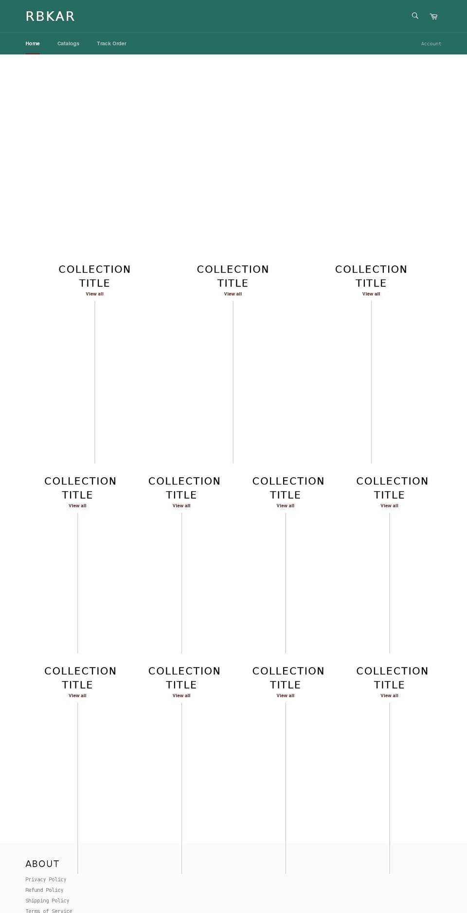 rbkar.com shopify website screenshot