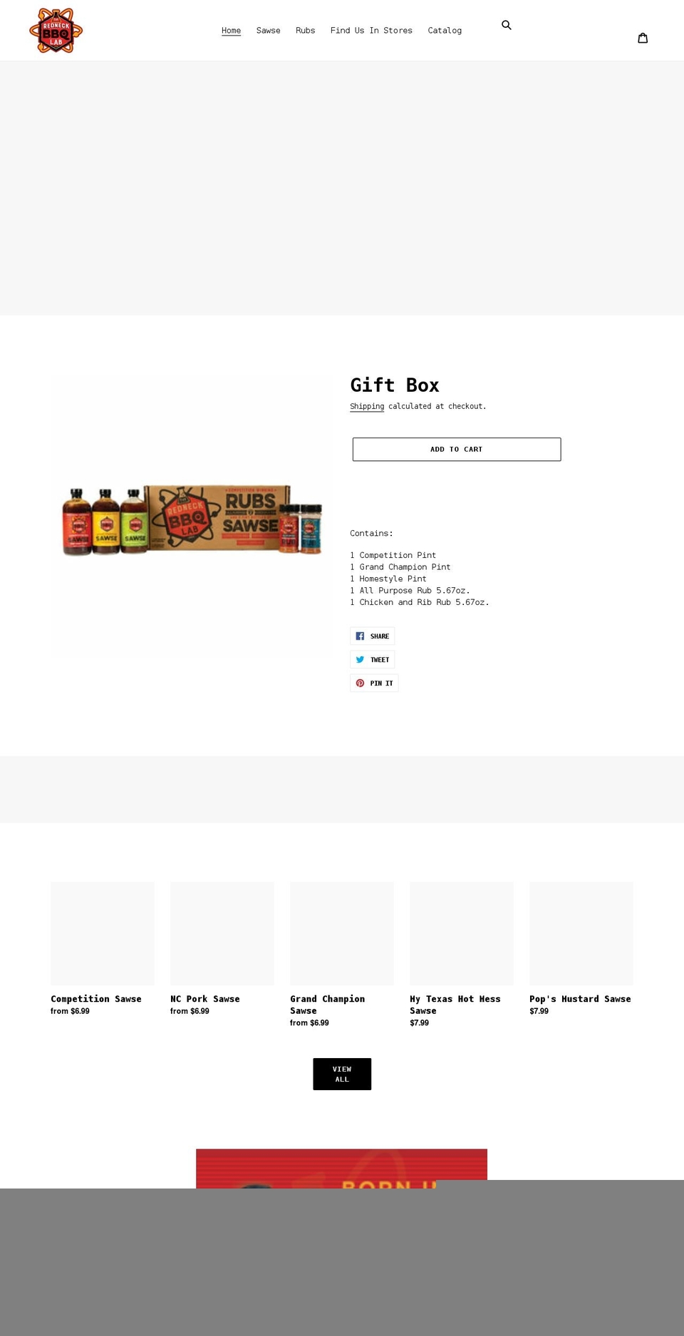 rblprovision.com shopify website screenshot
