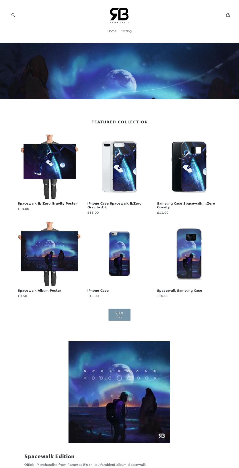 rbmerch.com — Shopify storefront screenshot
