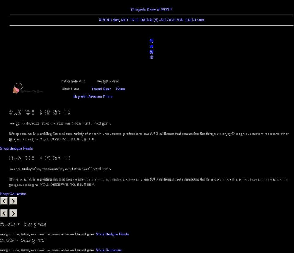 rbzexpressions.com shopify website screenshot