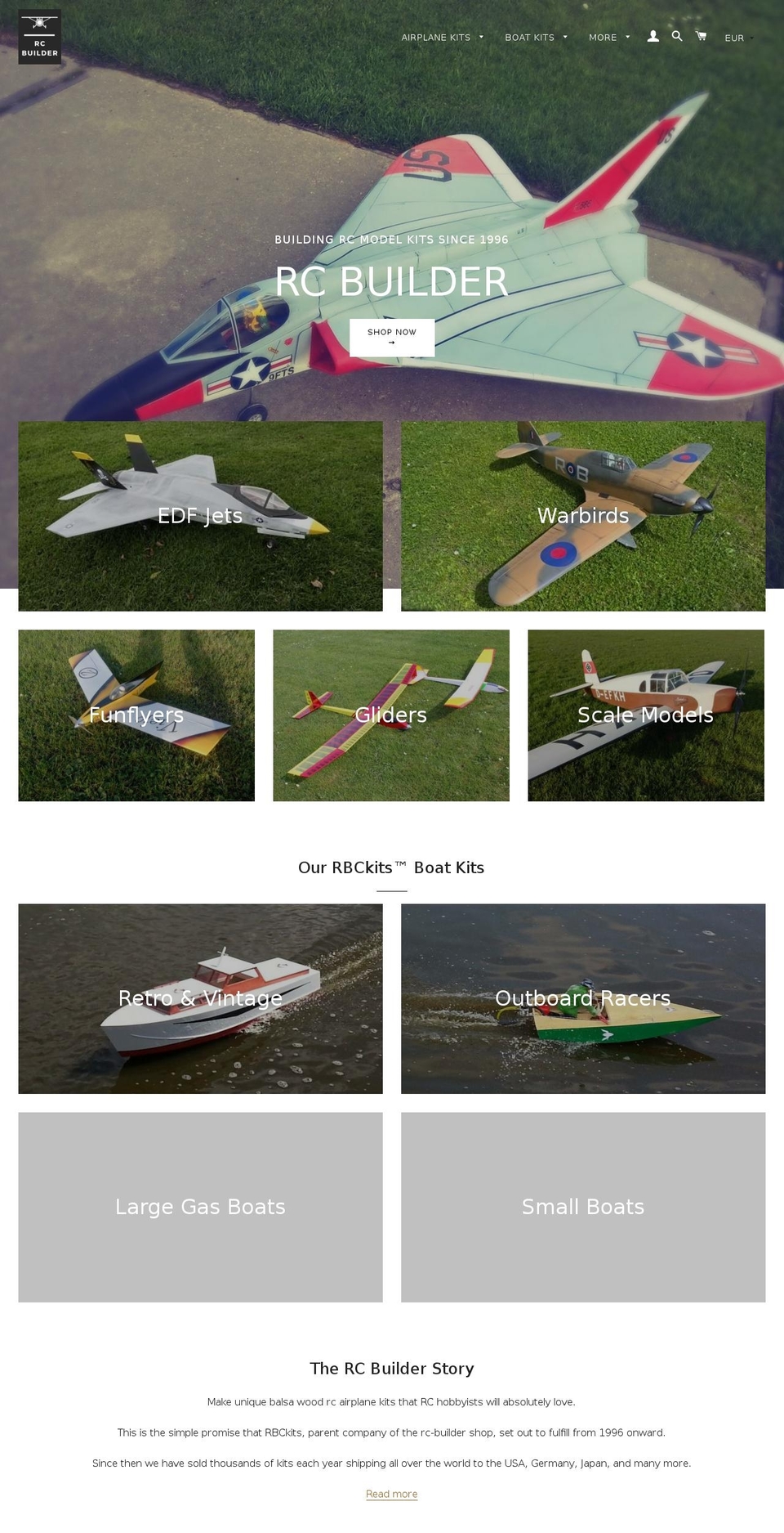 rc-builder.com — Shopify storefront screenshot