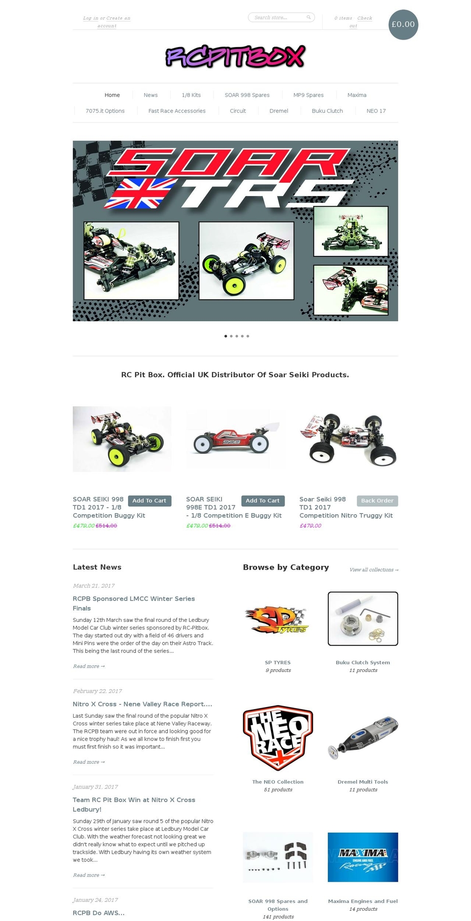 rc-pitbox.com shopify website screenshot