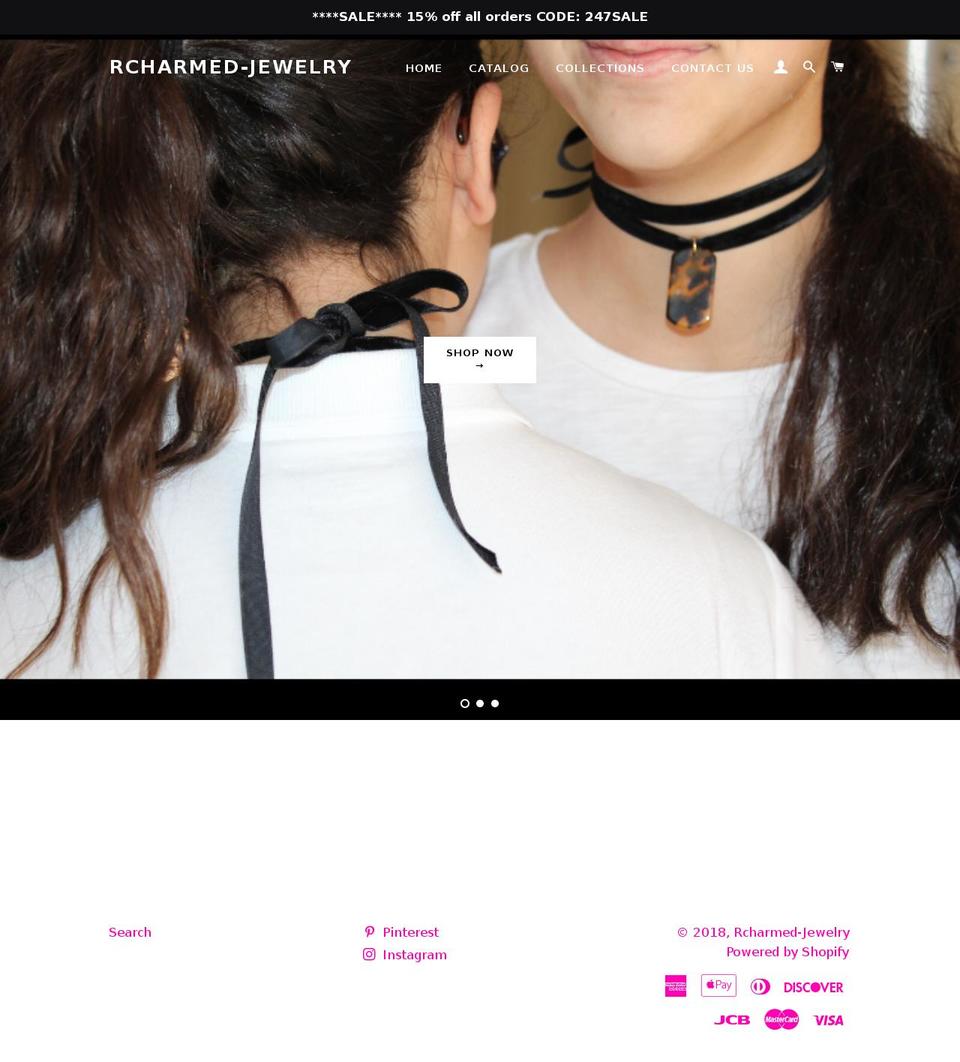 rcharmed.com — Shopify storefront screenshot