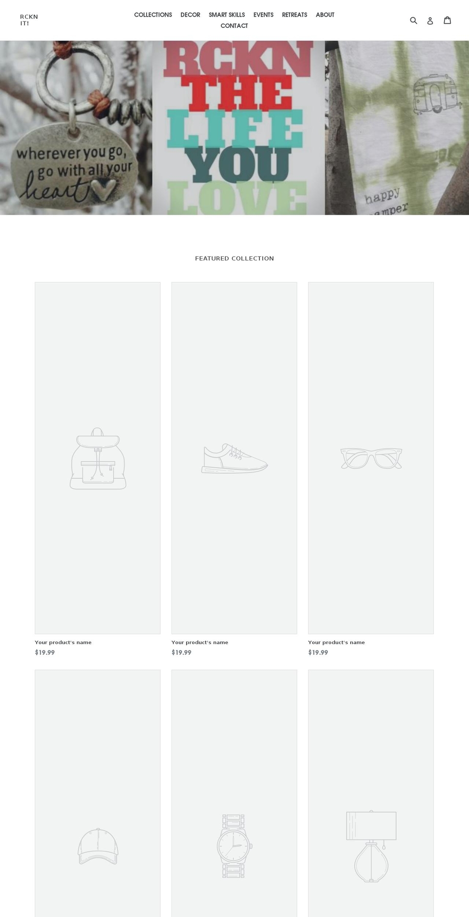 rcknit.com — Shopify storefront screenshot