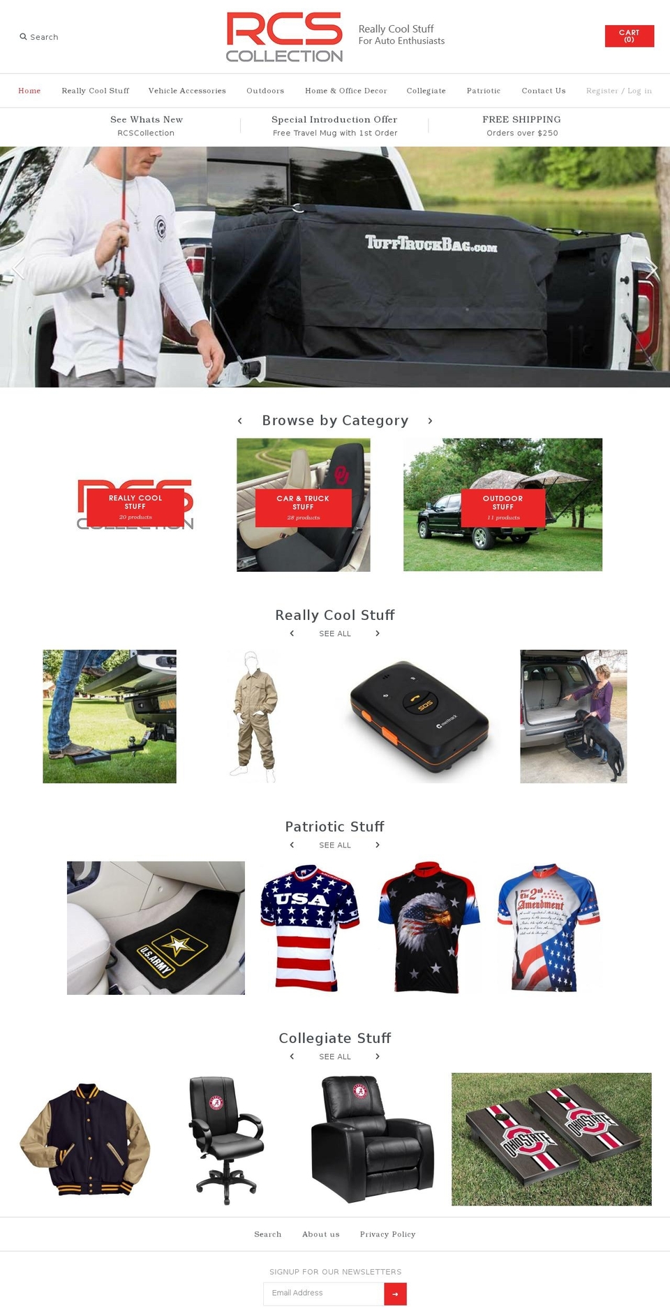 rcscollection.com shopify website screenshot