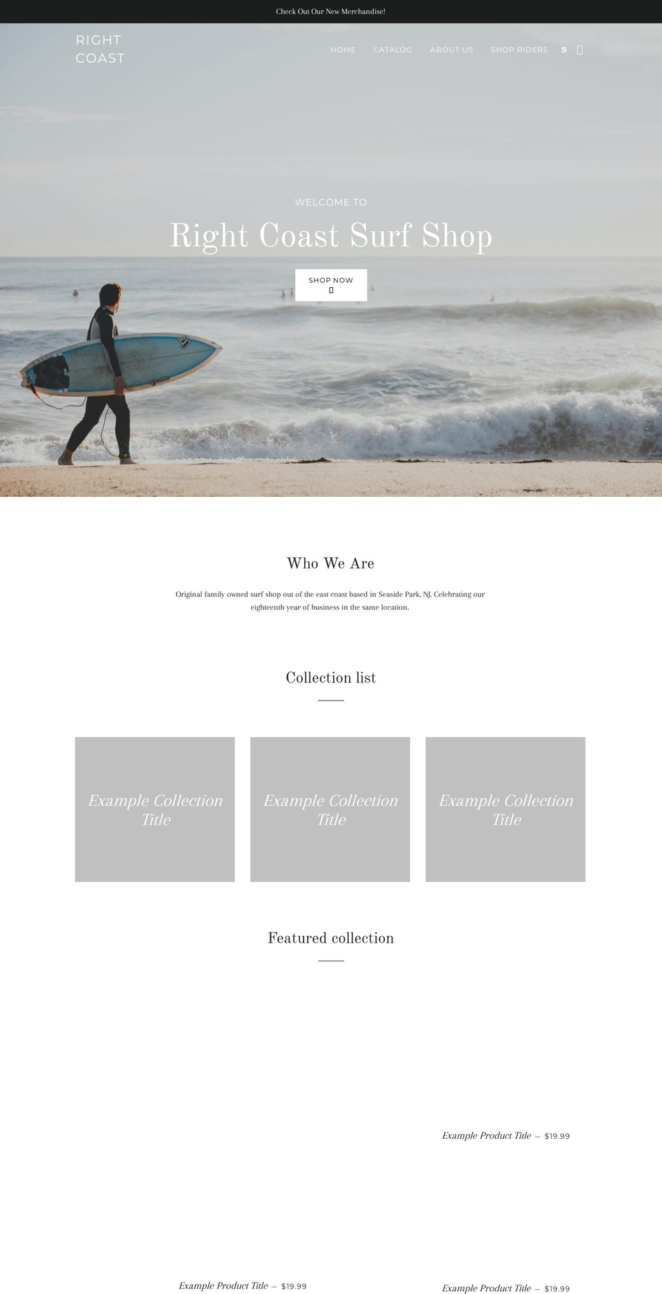 rcsssurf.com shopify website screenshot