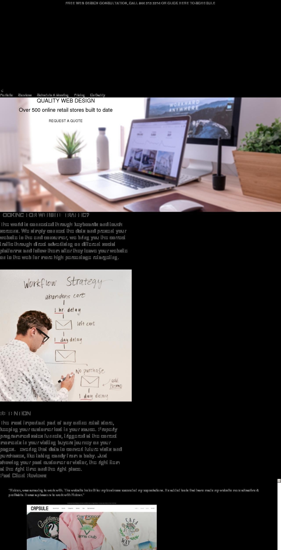 rcwebsitedesigncompany.com shopify website screenshot