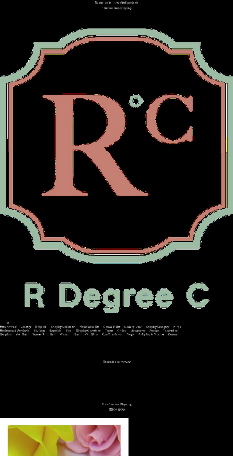 rdegreec.com shopify website screenshot