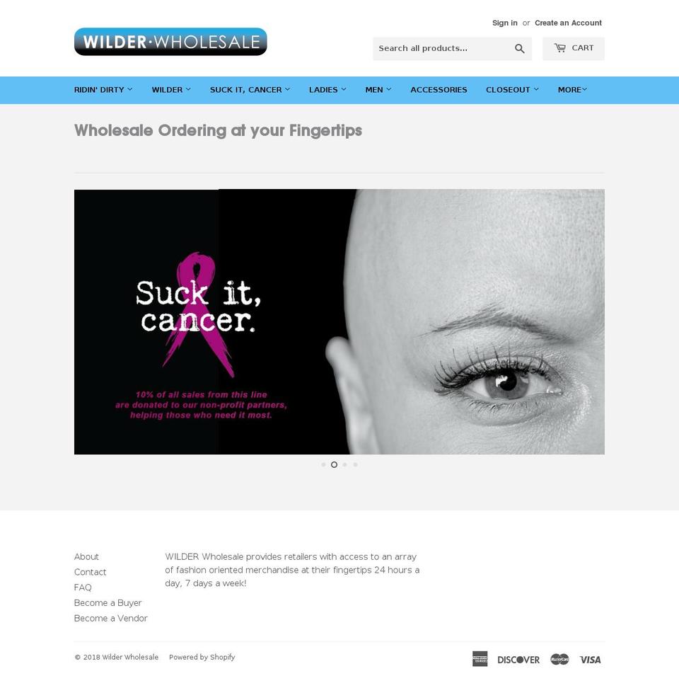 rdfashiongroup.com — Shopify storefront screenshot