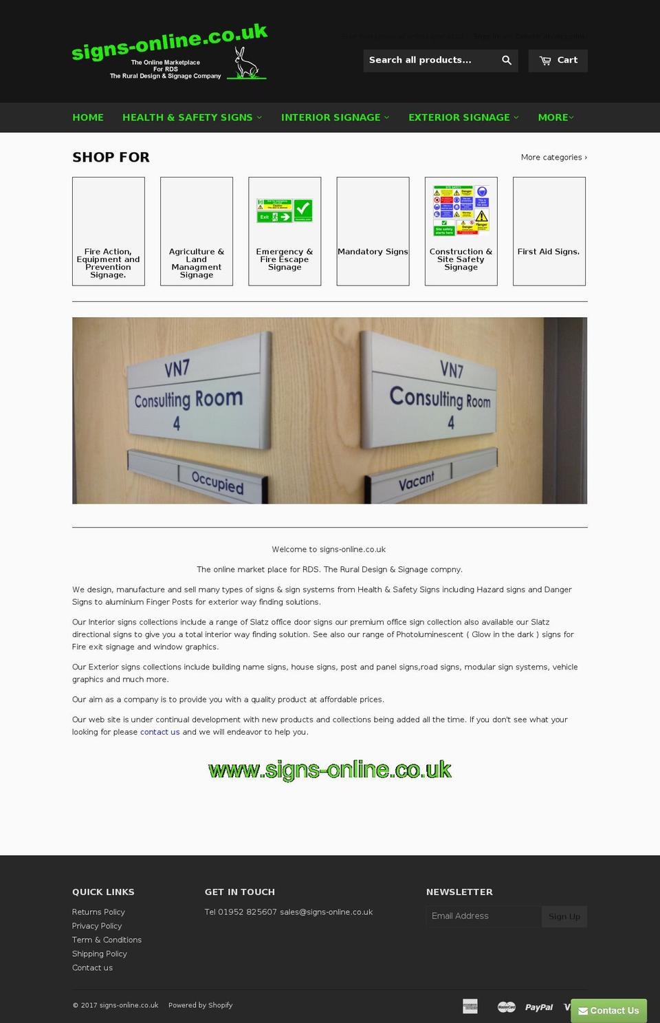 rds-company.com shopify website screenshot