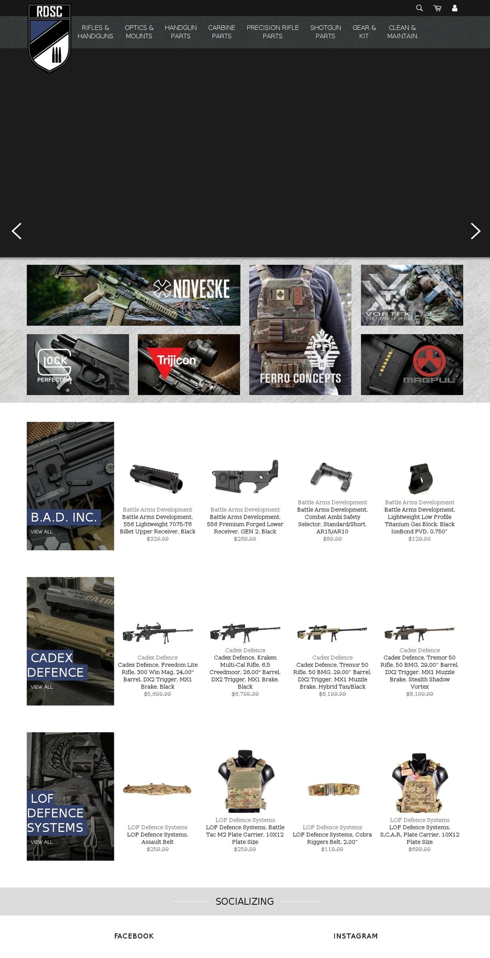 Rdsc-V Shopify theme site example rdsc.ca