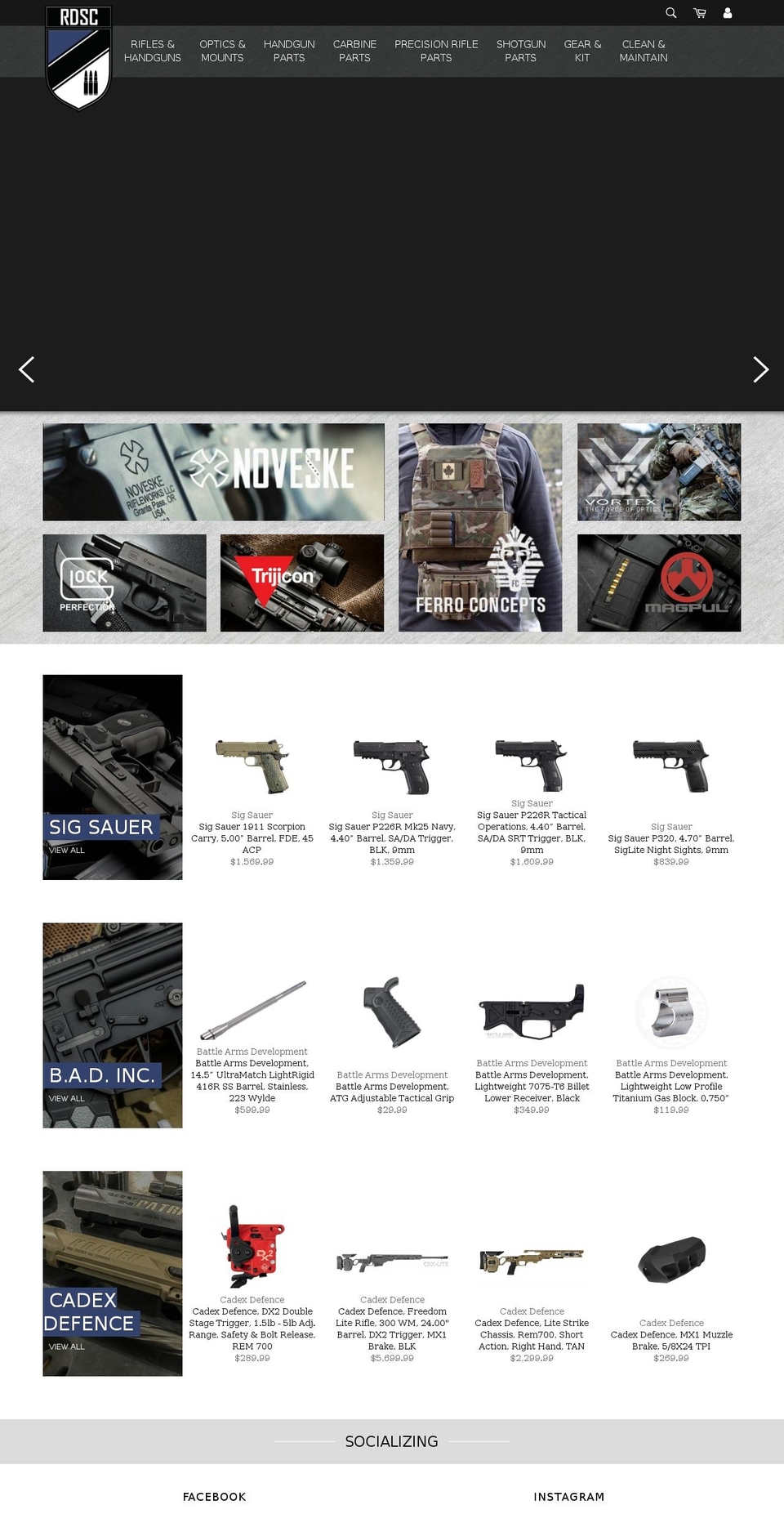 Rdsc-V Shopify theme site example rdshootingcentre.com
