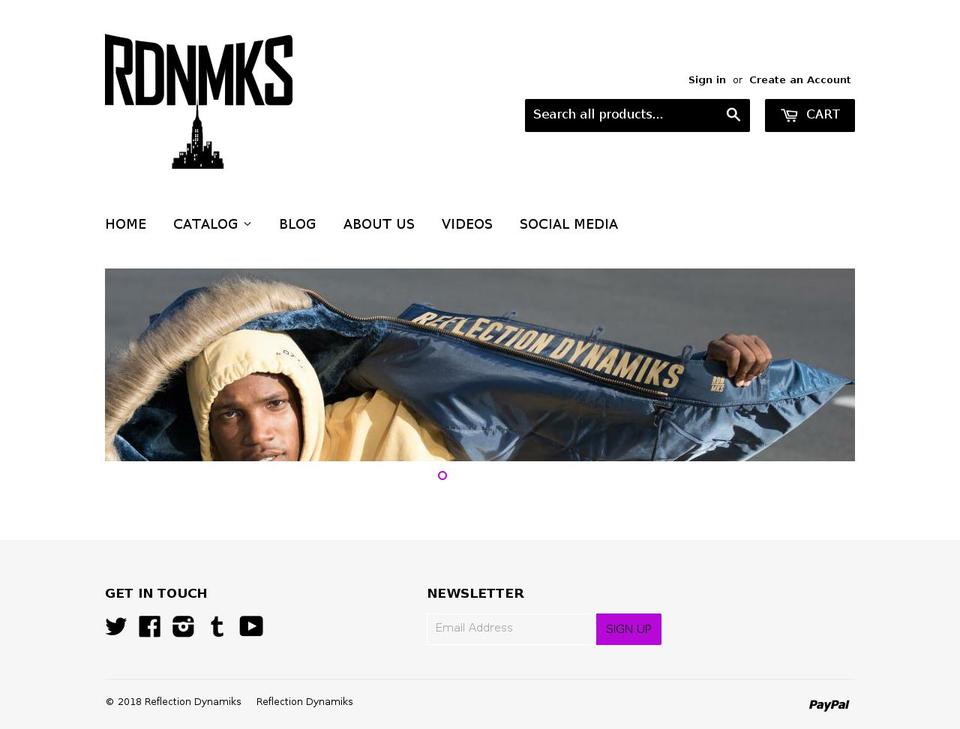 rdynamiks.com shopify website screenshot