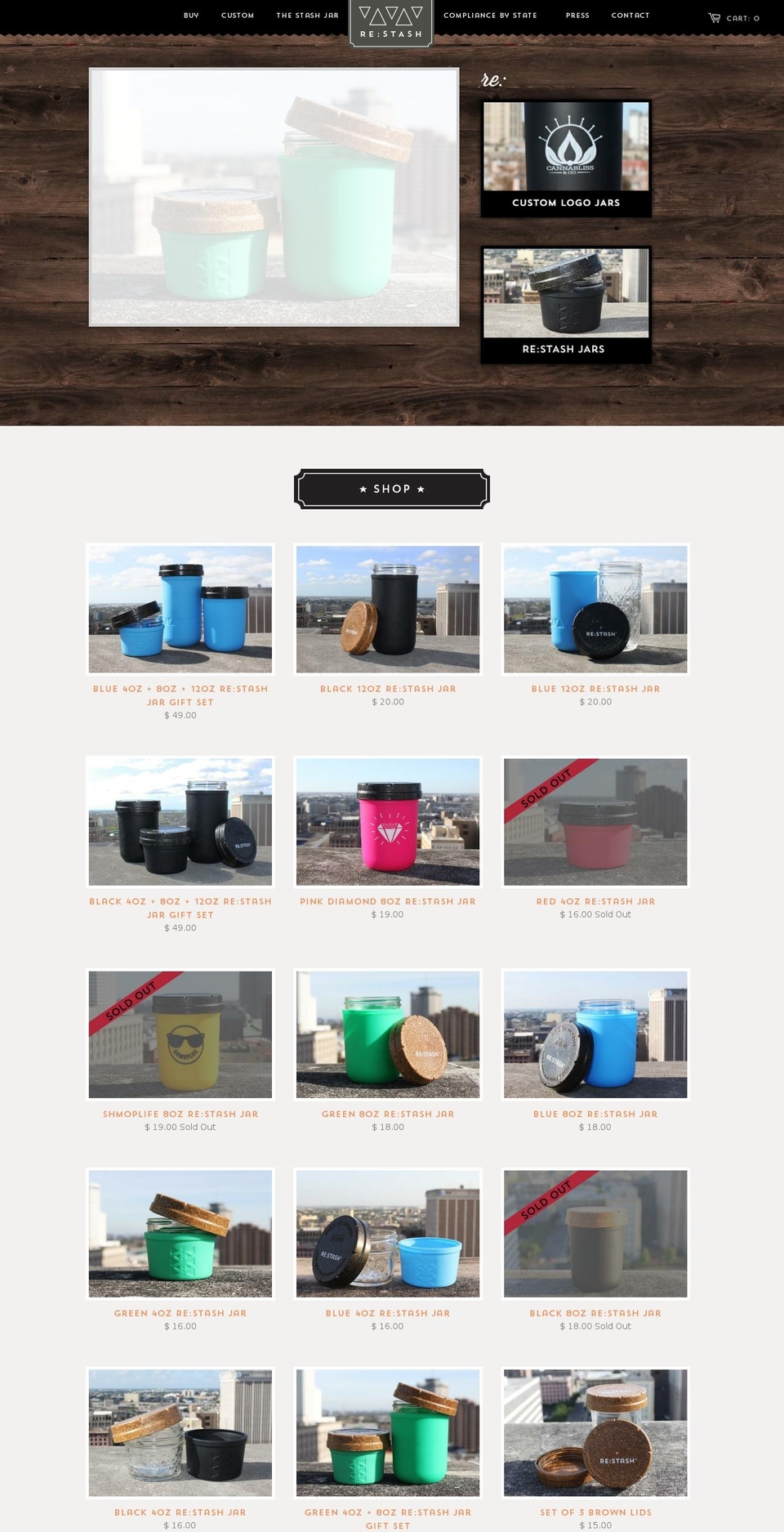re-stash.com shopify website screenshot