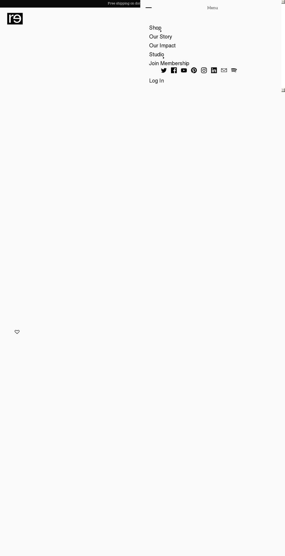 re-website.com shopify website screenshot
