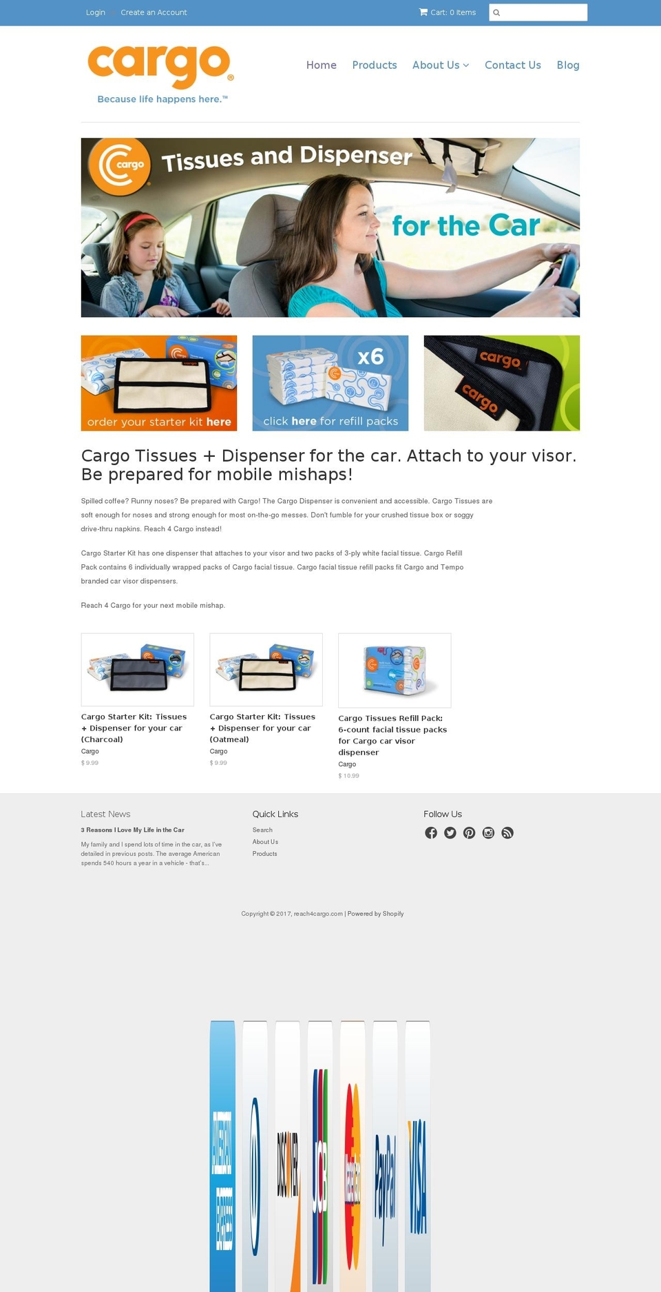 reach4cargo.com shopify website screenshot