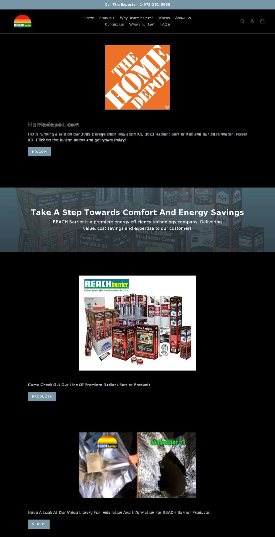 reachbarrier.com shopify website screenshot