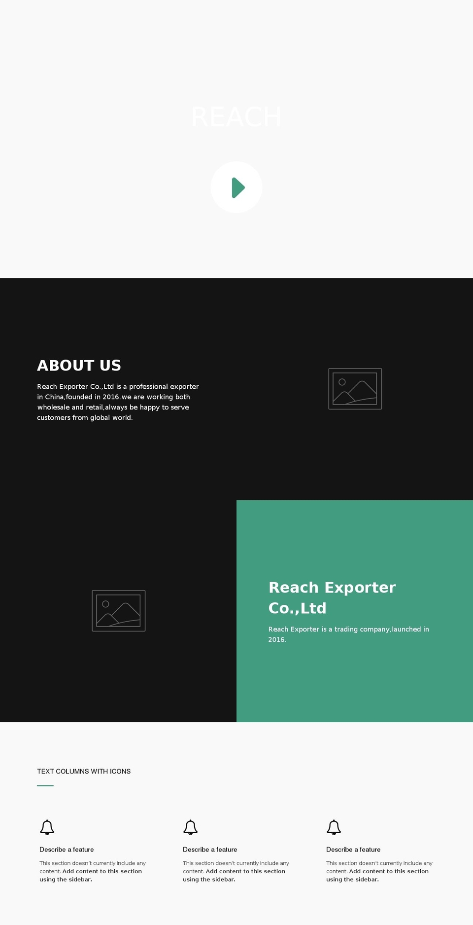 reachexporter.com — Shopify storefront screenshot