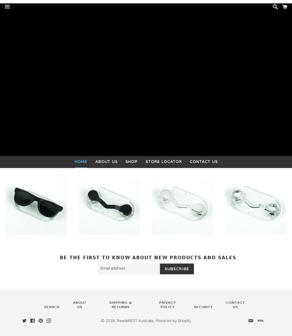 readerest.com.au shopify website screenshot