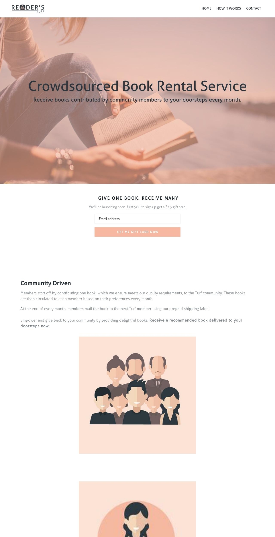 readersturf.com — Shopify storefront screenshot