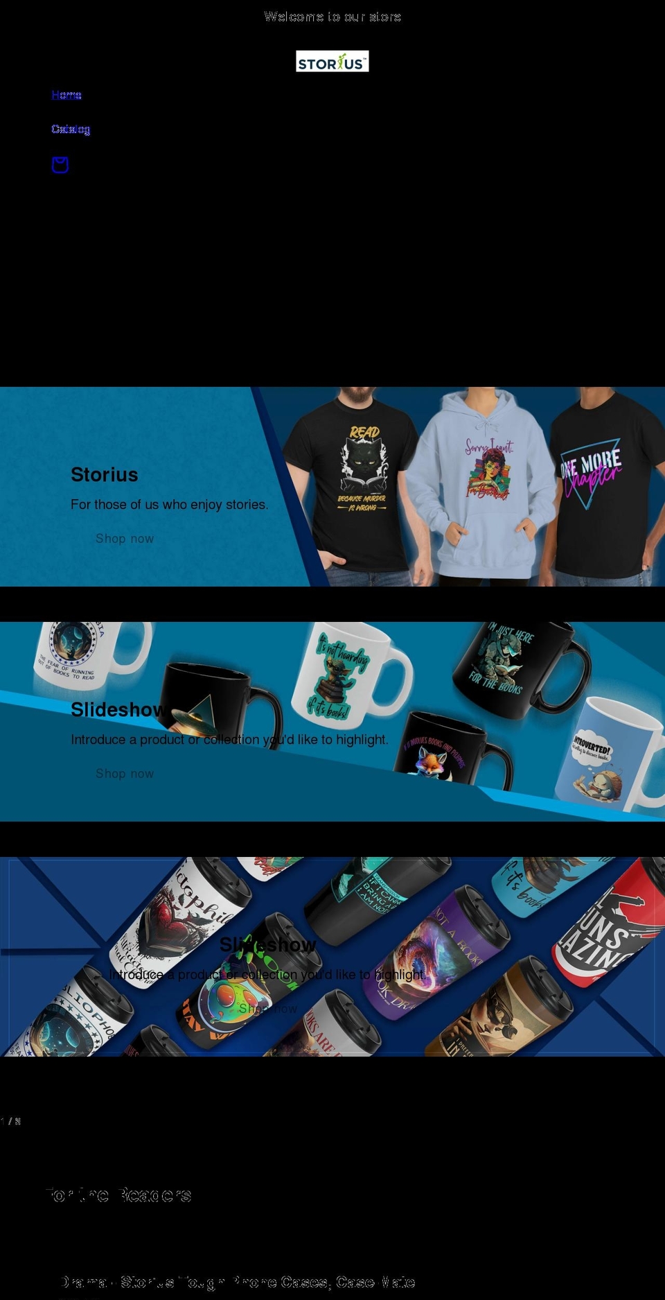 reading-addicts.com shopify website screenshot